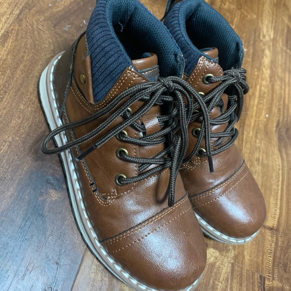 X-RAY Boys Brown Lace-Up Boots Size 2